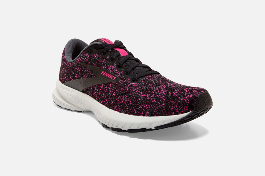 Brooks Launch 7 Road Loopschoenen Dames - Zwart/Rood - 192738RPB